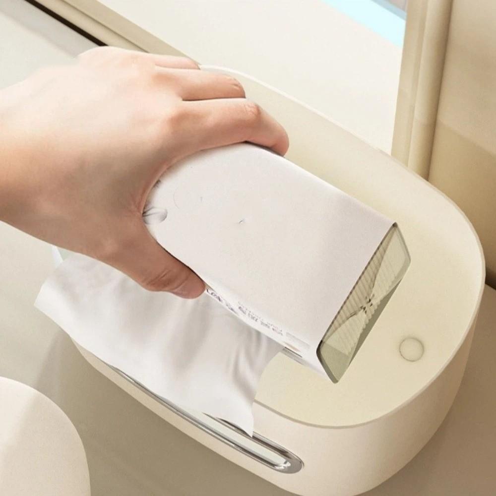 Non-slip Tissue Box Transparent Desktop Fish Tank Multi-Functional Storage Box  Bedroom