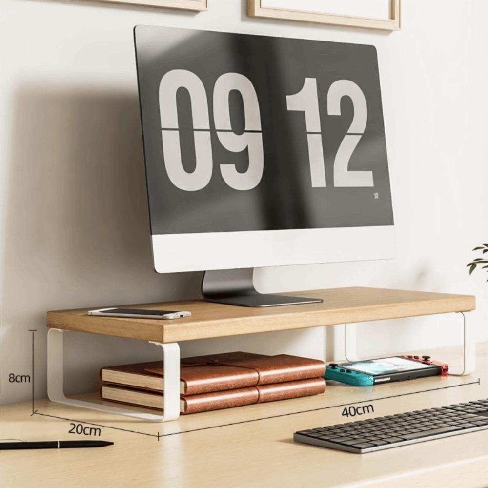 30/40/50 см Настольная приподнятая полка Приподнятая подставка для компьютерного монитора Настольная подставка Офисные принадлежности