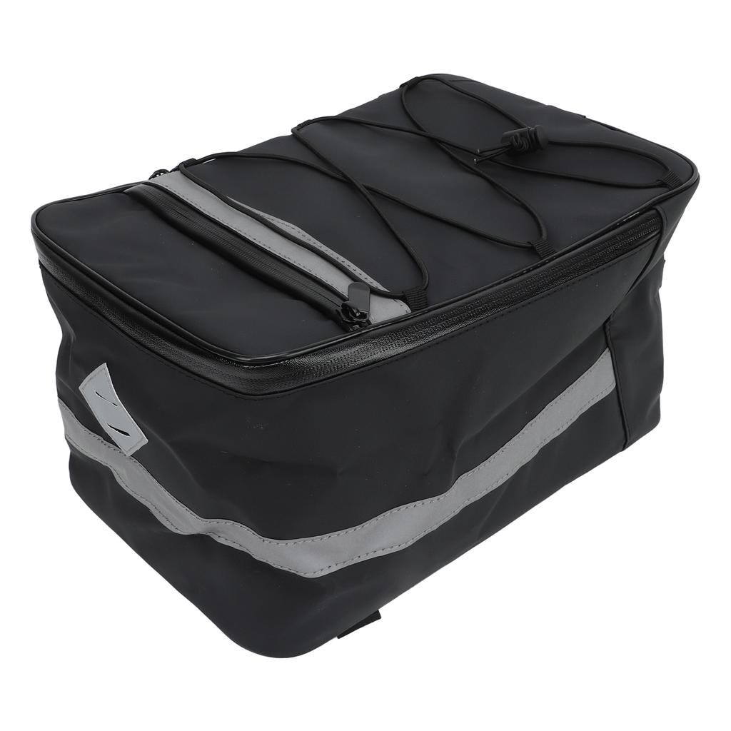 Сумка для заднего багажника велосипеда, водонепроницаемая, светоотражающая, большой емкости, с чехлом для дождя