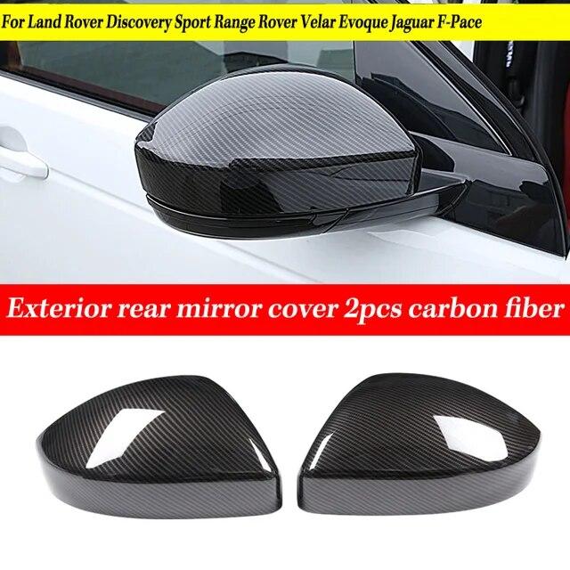 Для Land Rover Discovery Sport Range Rover Evoque Jaguar F-Pace Rearview Rear View Mirror Covers Car Styling Accessories