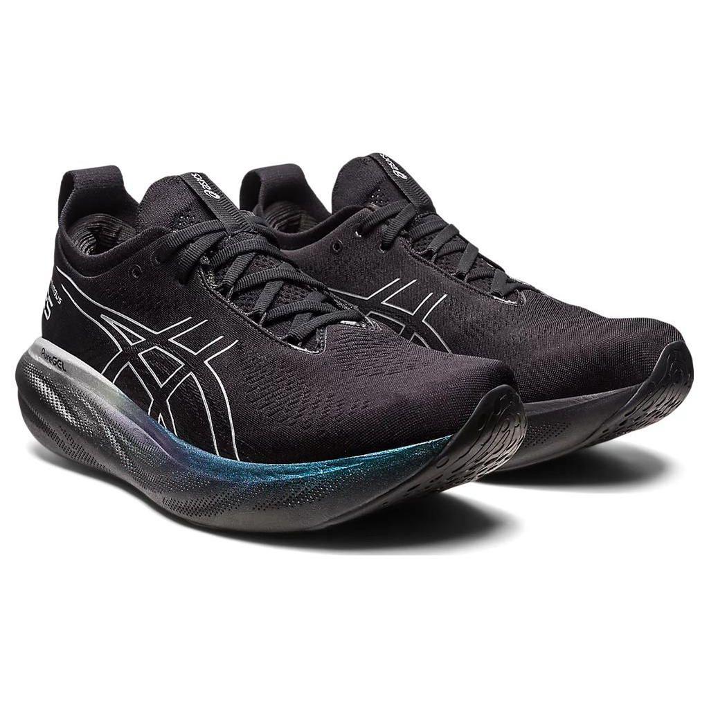 Asics Мужские кроссовки Gel Nimbus 25 Platinum Black Pure Silver 1011B616-001