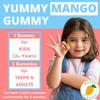 Nutrabud Multivitamin Gummies 60 Count Mango Flavor Sugar-Free Daily Supplement for Kids and Adults for Energy and Wellness