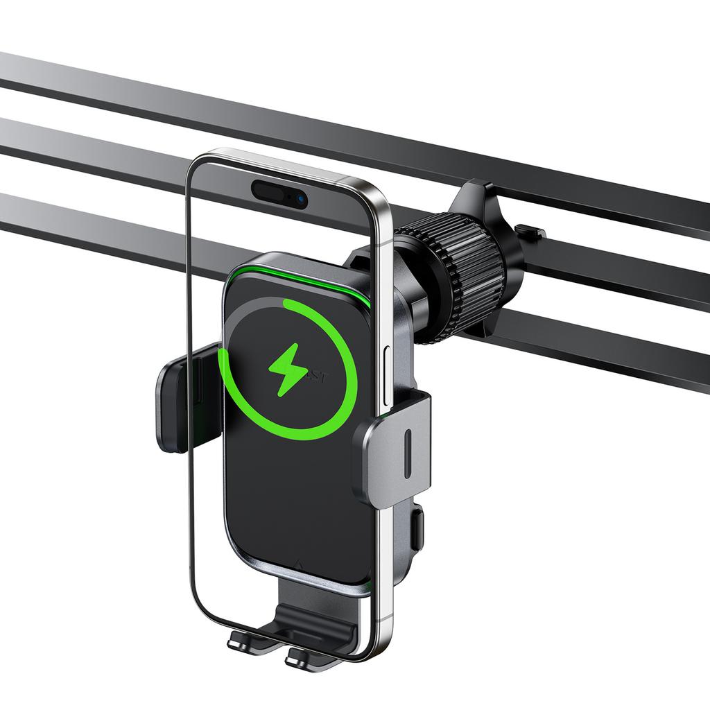 Acefast D17 Беспроводное зарядное автомобильное крепление - Черный