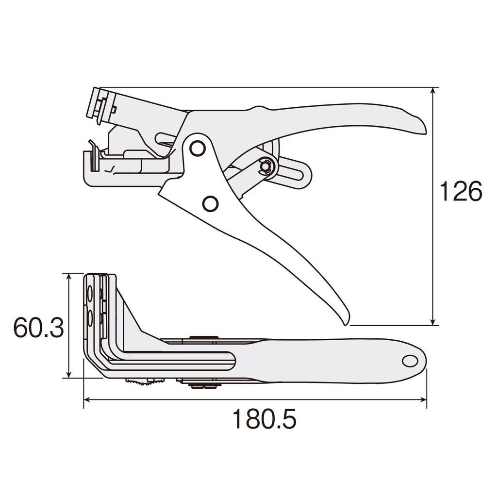 HOZAN VVF Compatible with Type 2 Electrician Mechanical Wire Also Compatible with Stripper, Examination, Stripper, 1.6/2.0mm Eco-friendly Wires, P-929
