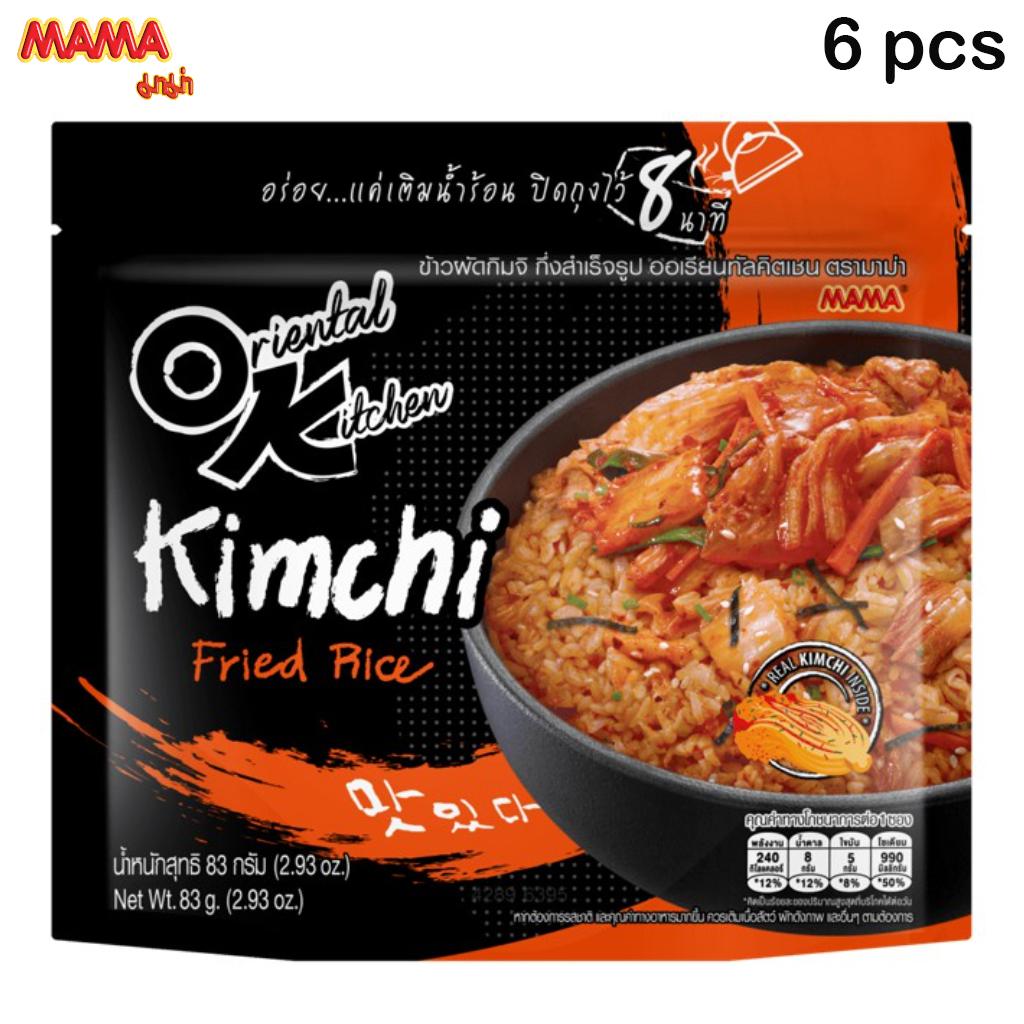 MAMA Oriental Kitchen Жареный рис Кимчи быстрого приготовления 83 г x 3 шт / 6 шт / 12 шт - Thai Food