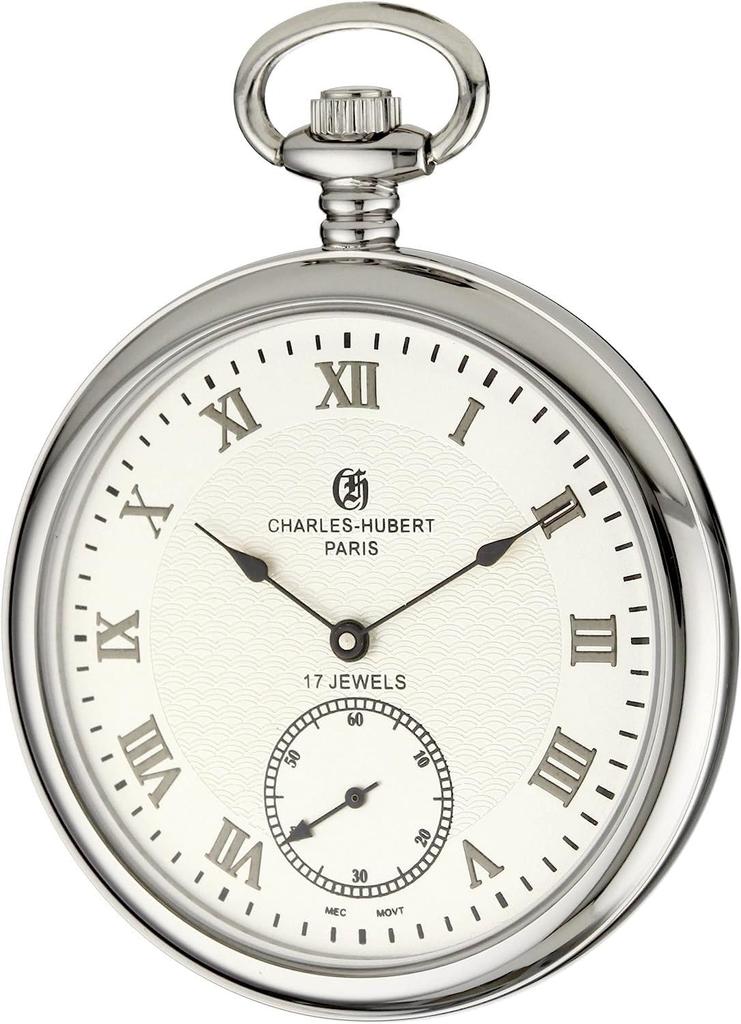 Карманные часы CHARLES-HUBERT, Механические с ручным заводом, Малая секундная стрелка, Модель 3912-W