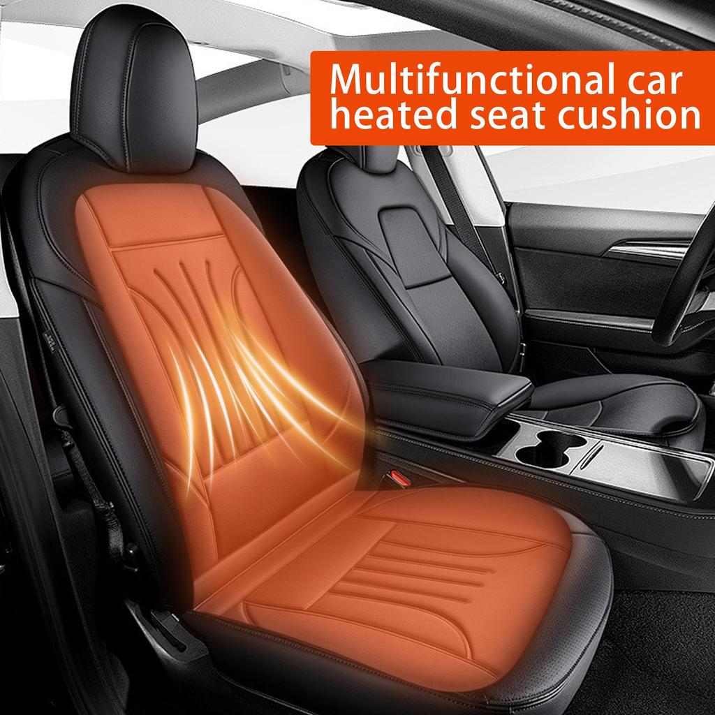 Car Seat Heating Pad Winter Driving Seat Warmer Automotive Heated Cushion Cover For Daily Winter Commuting Automotive Vehicle