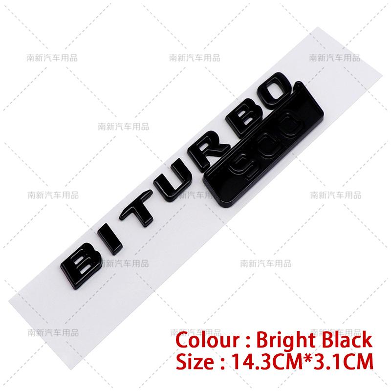 Biturbo 700 800 900 Fender Stickers Badge Rear Trunk Emblem For Benz Brabus G Class G700 G800 G900 W463 Car Styling Accessories TE8