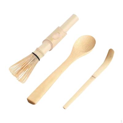 Набор из 3 предметов для матча с ложкой и традиционным набором ложек для чая, аксессуары для чайника