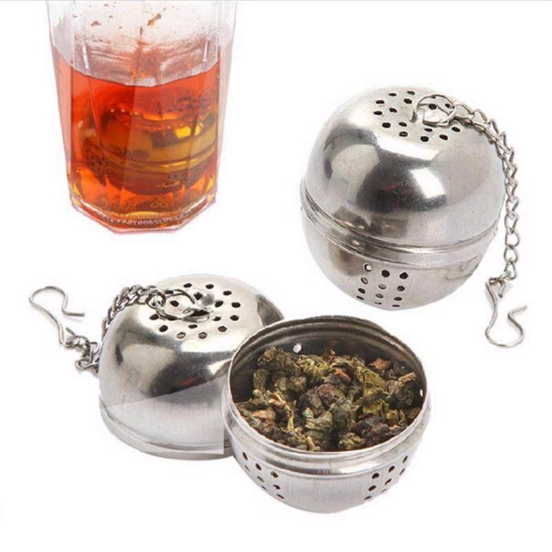 Stainless Steel Ball Tea Net Filter Net/hook Loose Tea Fragrance Home Kitchen Supplies