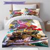 Power Rangers Adventure Custom Name Pattern Bedding Quilt Set Quilt Cover Pillowcase Home Birthday Gift(1 * duvet cover + 2 * pillowcase, without core