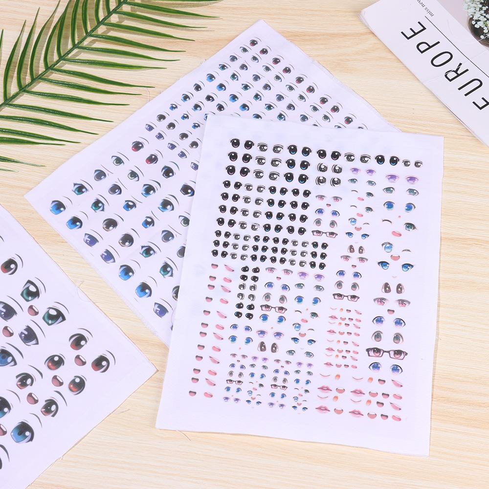 Куклы Пошив Макияж Одевание Игрушка Вязаная крючком кукла Тканевые глаза рот Кукольный глаз Кукольные глаза рот Костюм