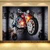 3D обои, современные крутые граффити, локомотив, фото, настенные фрески для гостиной, детской спальни, настенная бумага, детский мультяшный 3D Настенный Декор