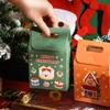 10 ШТ. Рождественская Подарочная Коробка Конфеты Шоколад Печенье Упаковочная Коробка Мешки Канун Рождества Яблоки Коробки Сумка-Переноска Новогодняя Вечеринка Принадлежности