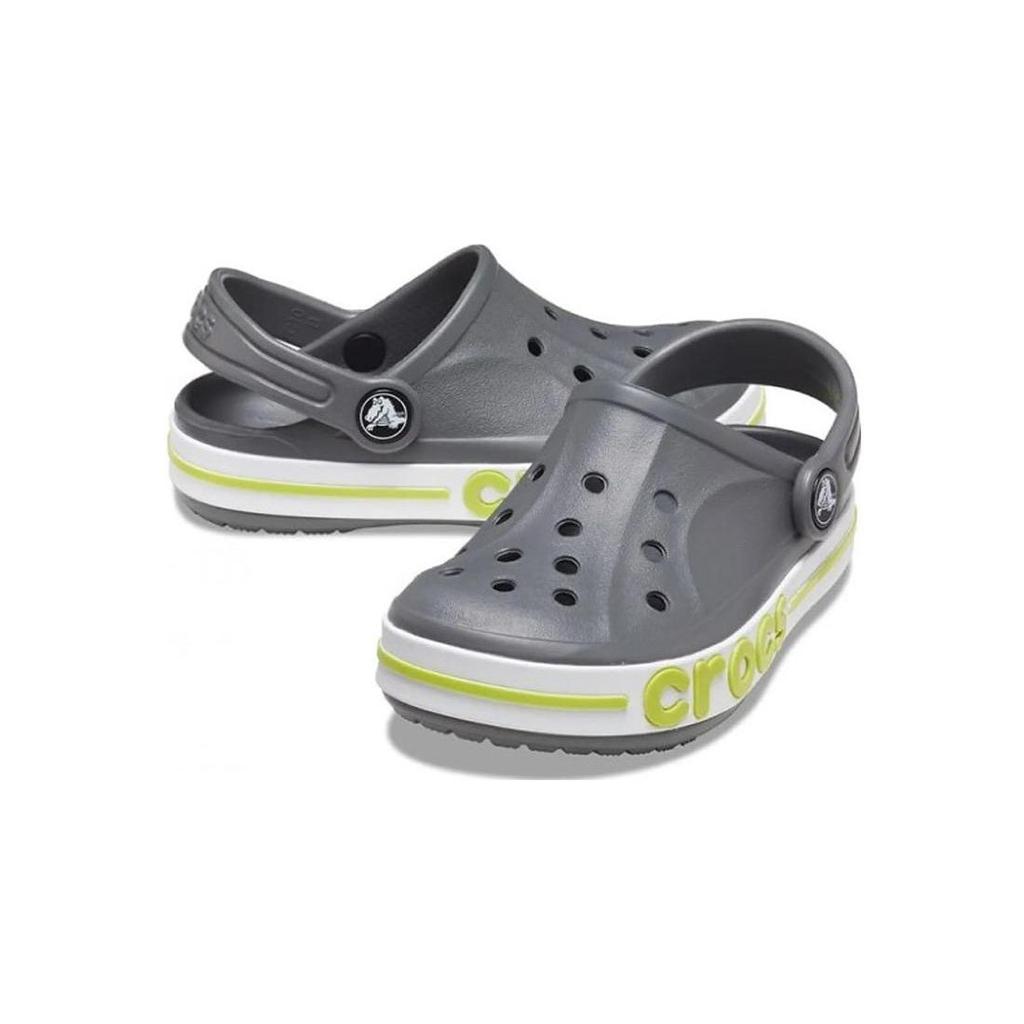 Crocs Bayaband Clog Удобные Универсальные Прочные Нескользящие Дышащие Сандалии Детские сандалии Серый 207019-0GX
