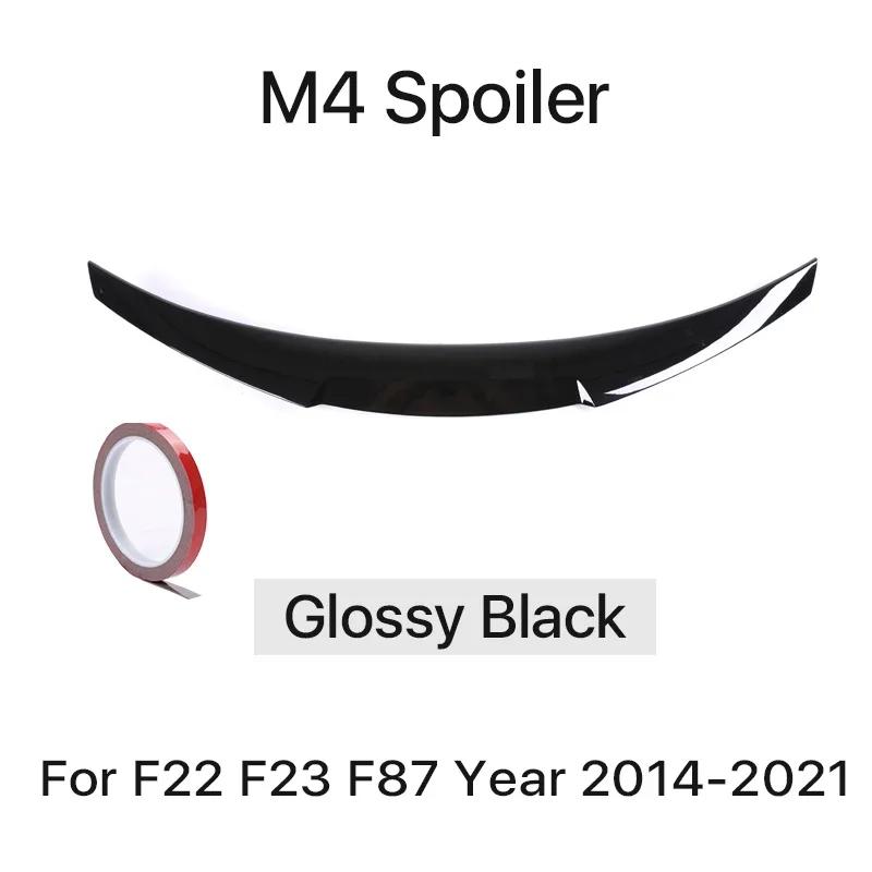 MP M4 PSM Style Rear Bumper Spoiler Lip for BMW 2 Series F22 F23 F87 2014-2021 Roof Trunk Wing Tail Top Wing Rear Wing