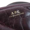 Excellent A.P.C. Shoulder Bag quilting Bordeaux series leather Women Used