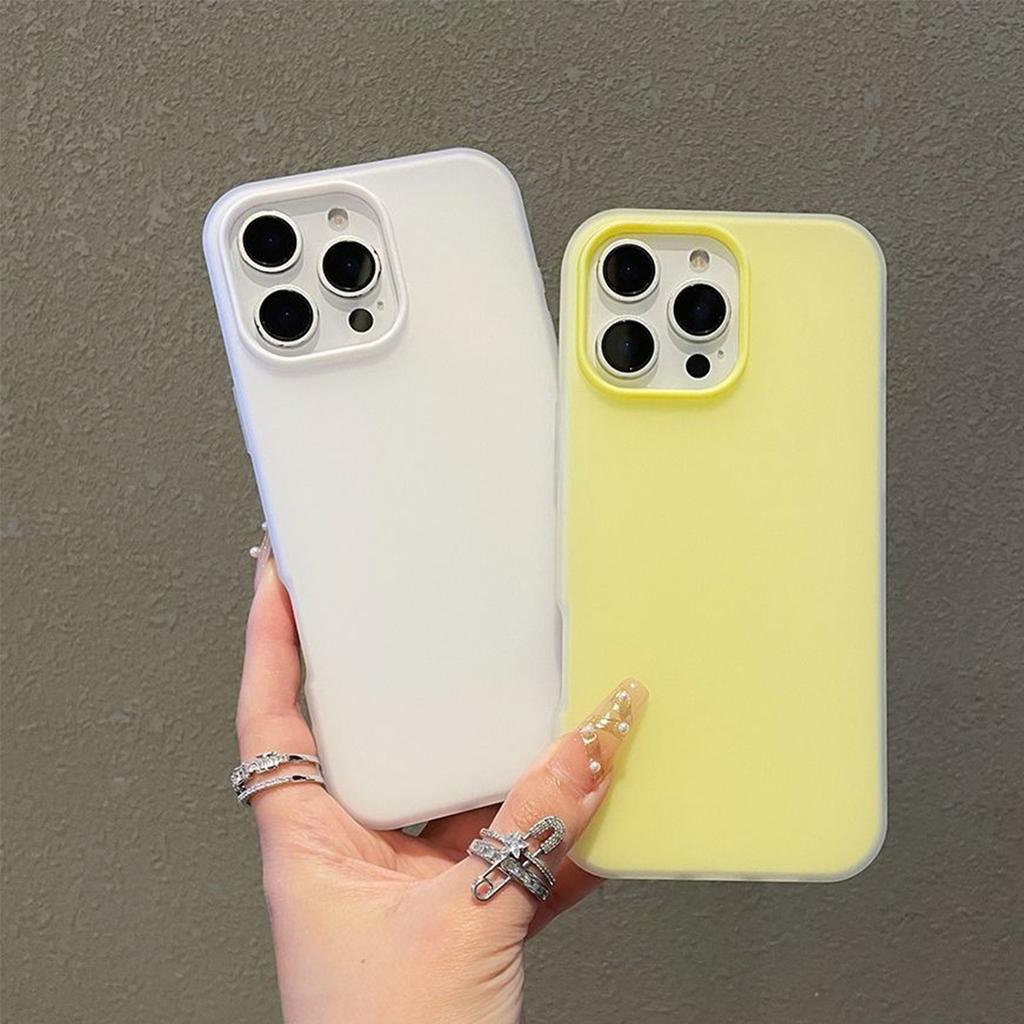 Jelly 2-in-1 Phone Case Macaron for Apple Phone Case Protective Cover Silicone 14pm for New Apple Phone Case