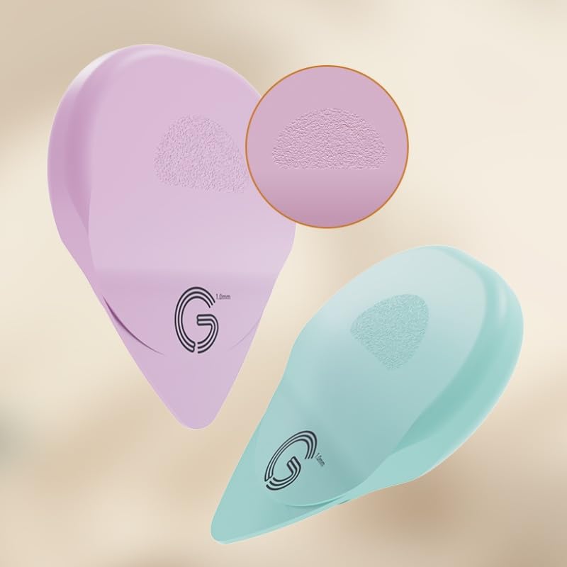 GIMI Illuminated Guitar Color Guitar 1mm Medium Touch Easy Battery Sensitive Portable Pick Case for Acoustic Electric and Bass Picks, Picks, Thick,