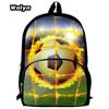 Футбольный принт школьный рюкзак для 1-3 класса, мультяшные школьные сумки для мальчиков и девочек, большой вместительный детский рюкзак для школы