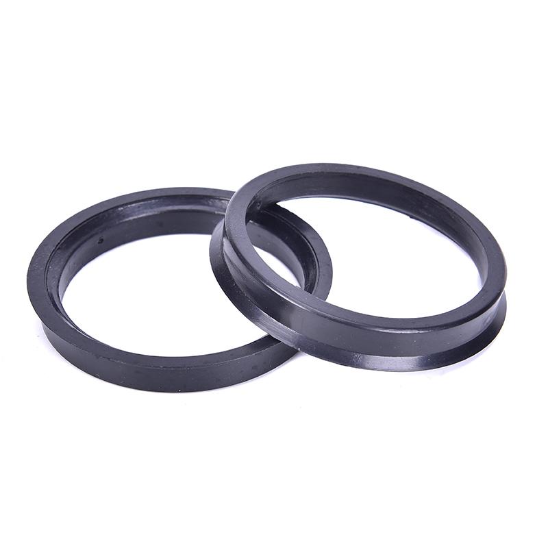 4Pcs High Quality Automotive Car 66.6-57.1mm Plastic Wheel Bore Center Collar Hub Centric Ring