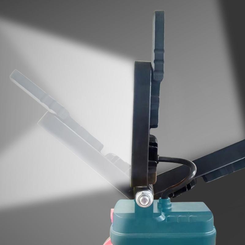 Double USB Output Handheld Spotlights with 84 LEDs and 90W Power for Work Outdoor Activity Emergency Lighting Needs