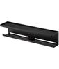 Yamazaki Jitsugyo TV Back Storage Rack Black Approx. W57 X D11 X H12.5cm Smart TV Back Router Storage Storage Shelf 4484