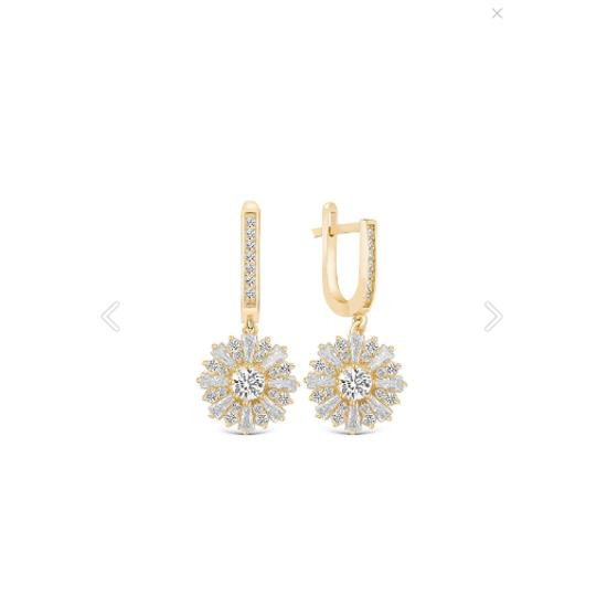 Элегантный дизайн Серебряный багет Ювелирный набор Ювелирные изделия