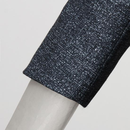 Men Suit Coat Business Coat Formal Lapel Plaid Print Long Sleeve Cardigan Double Buttons Patch Pockets Anti-wrinkle Groom Wedding Suit Jacket