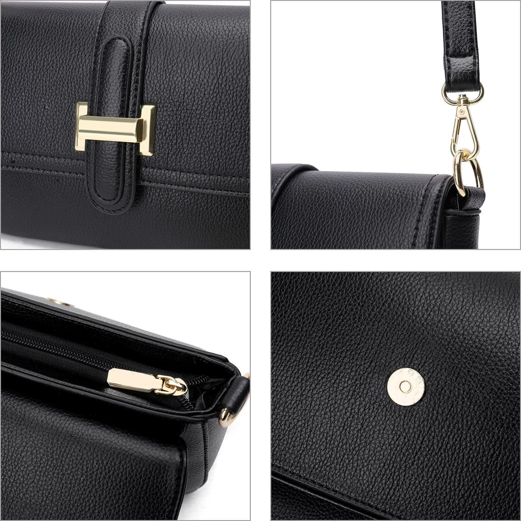 Кожаная наплечная уличная 4 цвета [FSD.WG] Женская сумка, Мода,