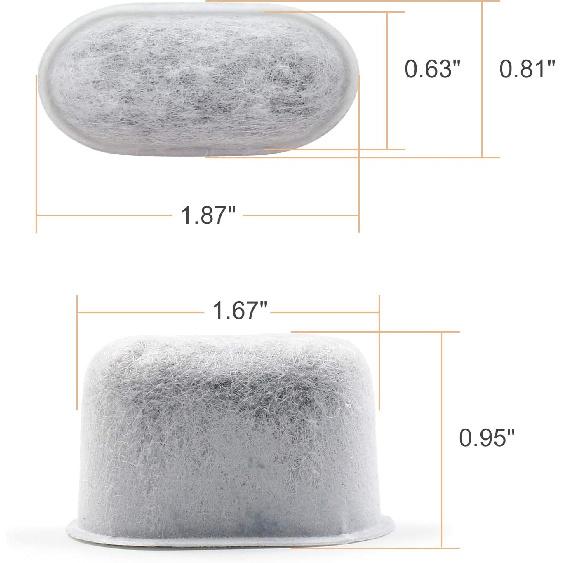 12/24 Pack Cuisinart Compatible Charcoal Water Filter Replacement - for all Cuisinart Coffee Machines 3