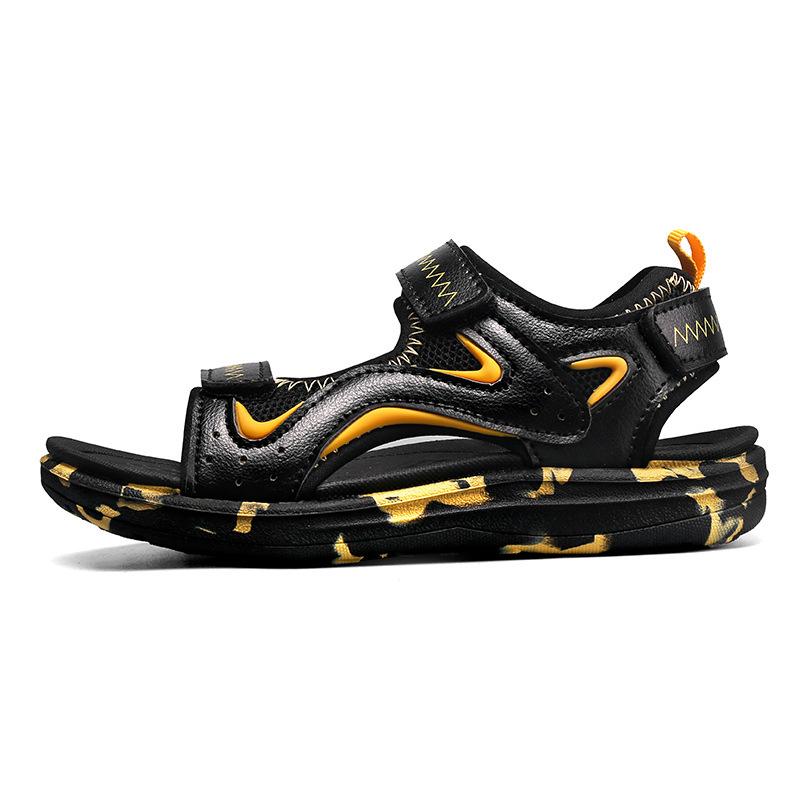 Летняя детская обувь. Спортивные сандалии. Камуфляжная пляжная обувь. Обувь для мальчиков.