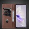 Роскошный магнитный адсорбционный кожаный чехол для Vivo V27e V 27e Flip Cover Защитный чехол Capa Fundas Coque