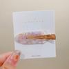 1pcs Acetate Seamless Hairpin  Acrylic Alligator Hair Clips, Cute Bangs Hair Accessories For Women,Fall,Travel, Hair Too