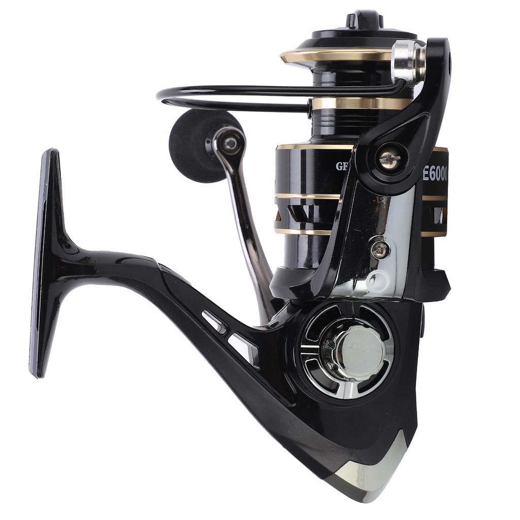 5,2 : 1 Гладкая металлическая спиннинговая рыболовная катушка с высоким передаточным отношением Аксессуары для рыбалки(АЕ6000 )