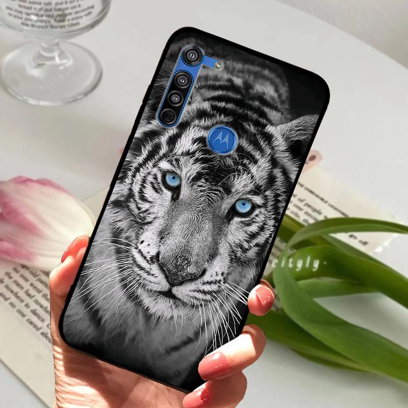 Чехол для Motorola Moto G8 Plus, черный силиконовый чехол для MOTO G8 Play G 8 Power Lite, модный защитный чехол из ТПУ.
