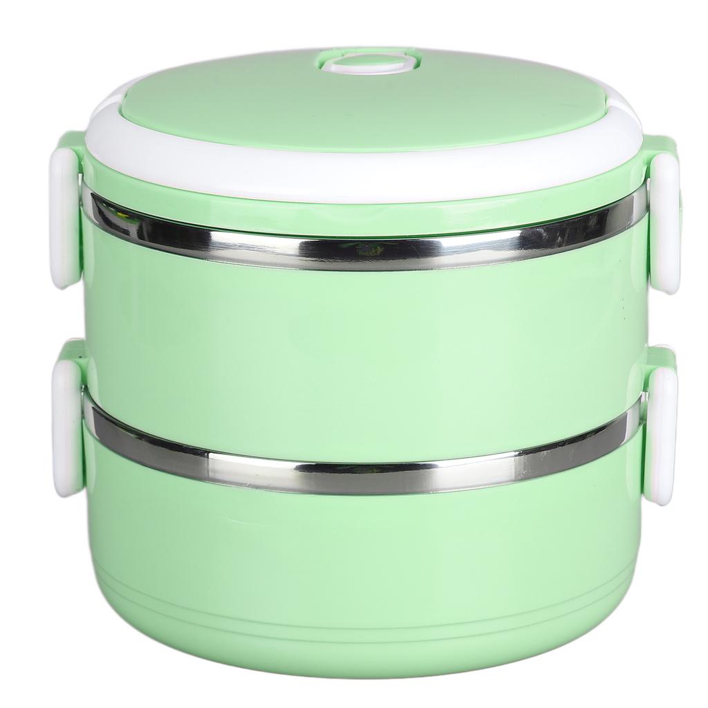 Thermal Lunch Box Stackable Hot Food Insulated Box 304 Stainless Steel Round Lunchbox Sealed Food ContainersDouble Layer 304