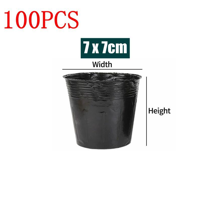 10/100PCS Garden Seedling Planting Cup Disposable Plants Nursery Pots Nutrition Bag Seed Pots Flowerpot Garden Accessories