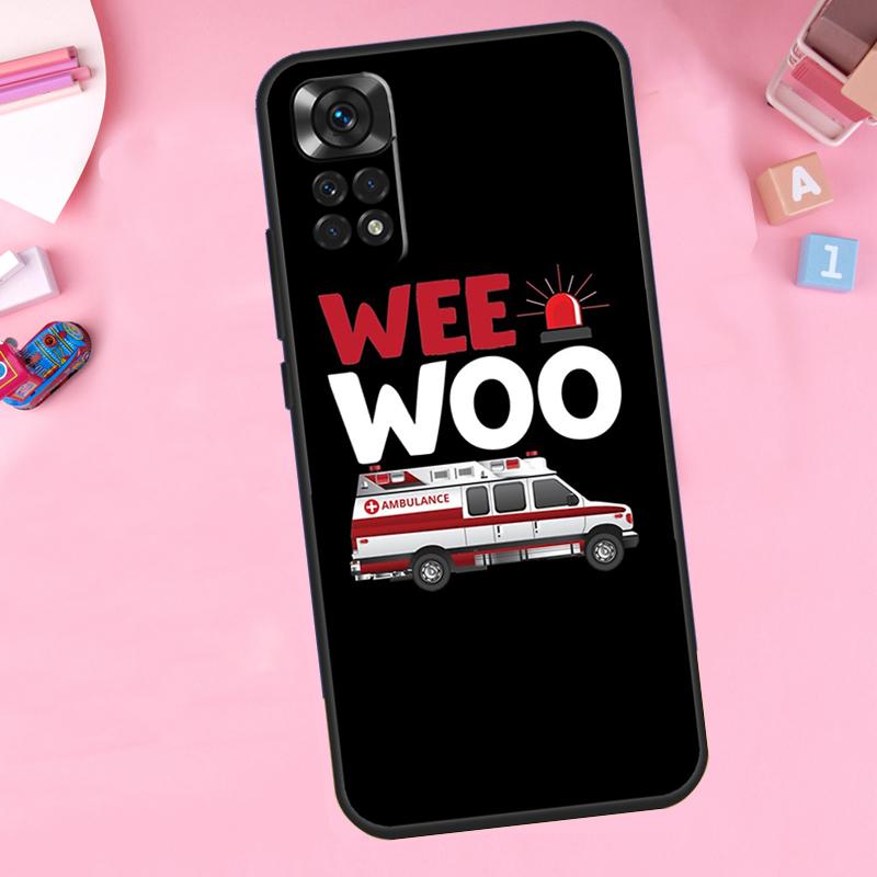 Чехол для телефона скорой помощи EMS EMT Парамедик для Xiaomi Redmi Note 11 10 9 8 12 Pro Turbo 9S 10S 11S 12S 9A 9C 10C 12C