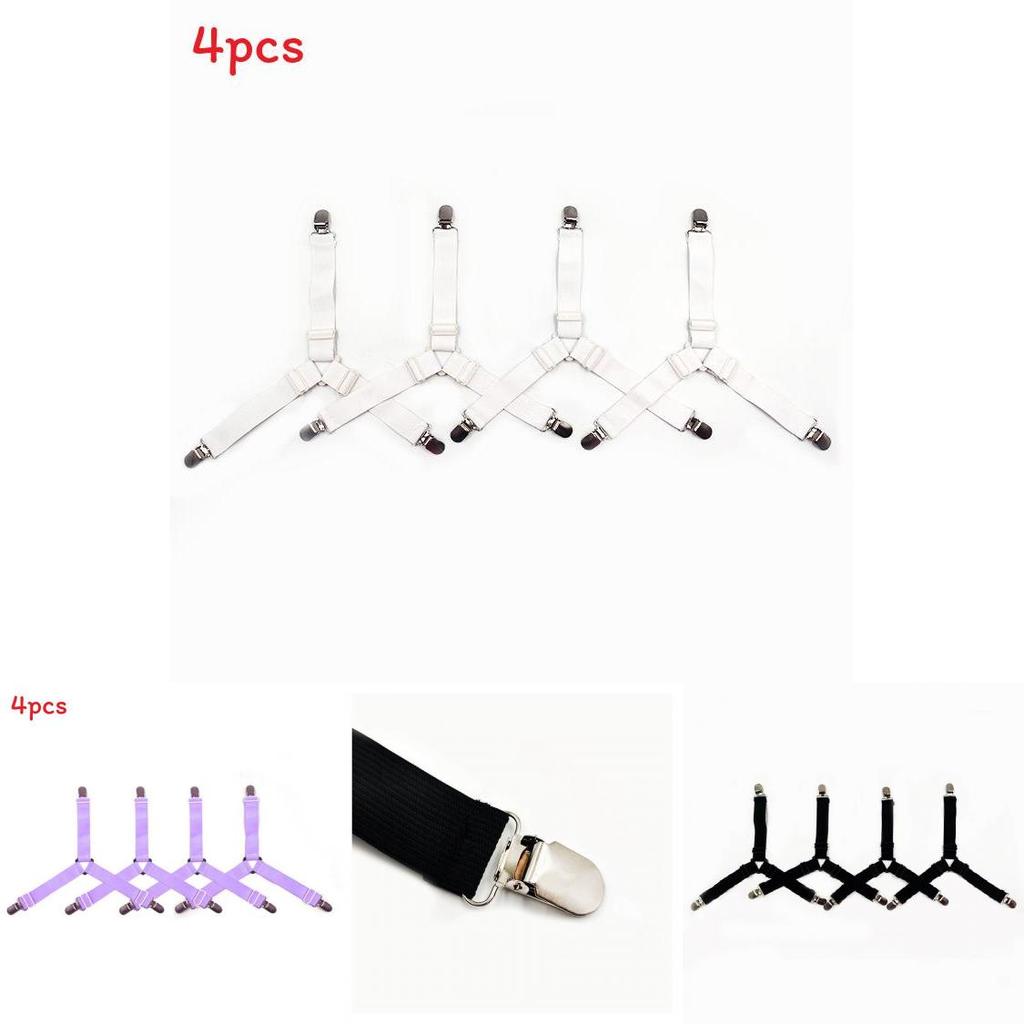 Регулируемый набор зажимов для простыней для нескользящей фиксации матраса и штор