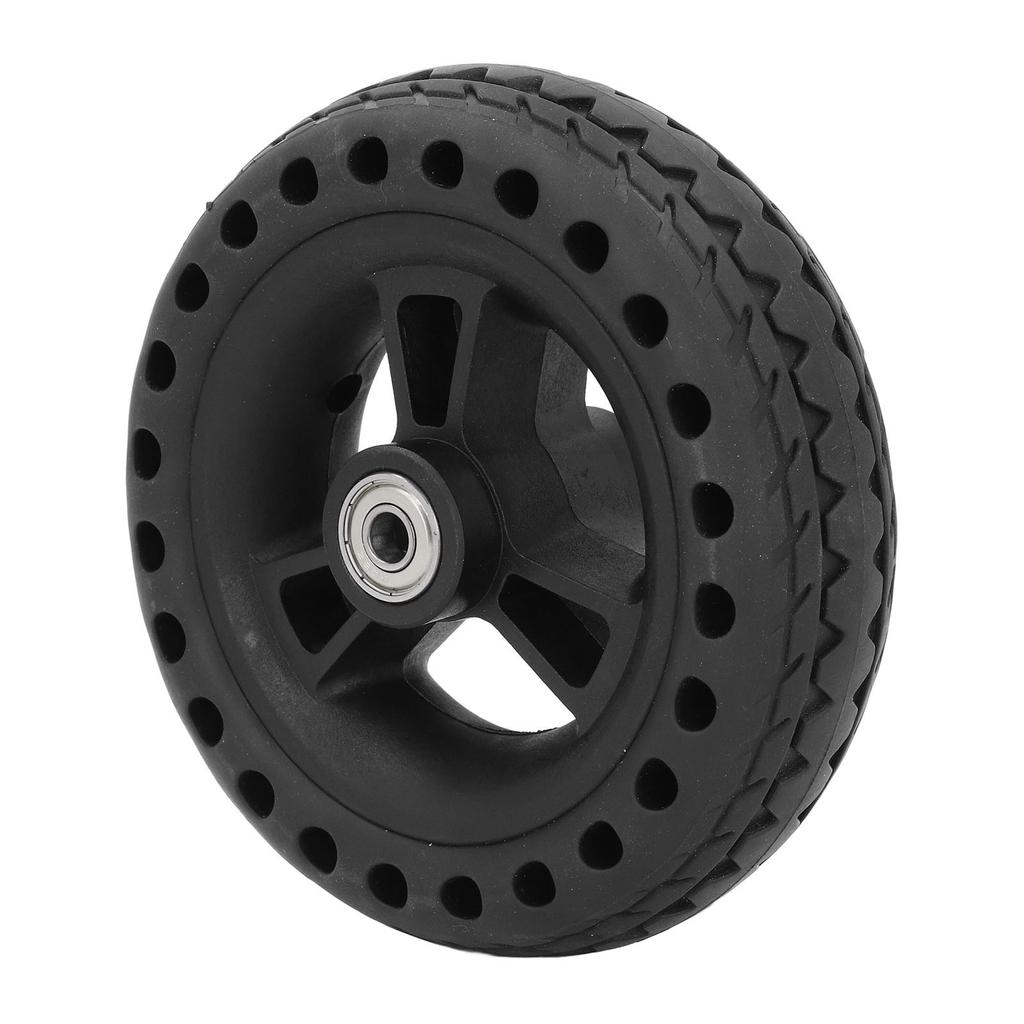 Колесо 6 дюймов TPE резиновое цельное, нескользящее, 75 кг, грузоподъемность, сменное колесо для ручной тележки