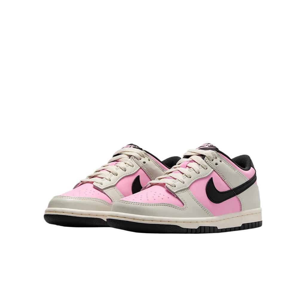 Nike Dunk Low Grade School 'Pink Rise Light Orewood Brown' (Unisex) Pink Rise / Light Orewood Brown / Pale Ivory / Black Kids' Skateboarding Shoes