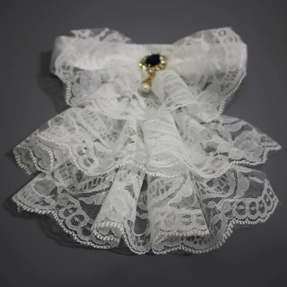 Vintage Elizabethan Neck Ruff Detachable Ruffled Collar Renaissance Collar Cosplay