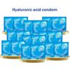 Презервативы с гиалуроновой кислотой 100/50 шт. Ультратонкие презервативы Безопасная контрацепция для взрослых Двойная смазка Долговечные презервативы для мужчин