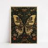 Butterfly Romantic Floral Boho Posters and Prints Canvas Printing Vintage Wall Art Picture for Living Room Home Decor Gifts