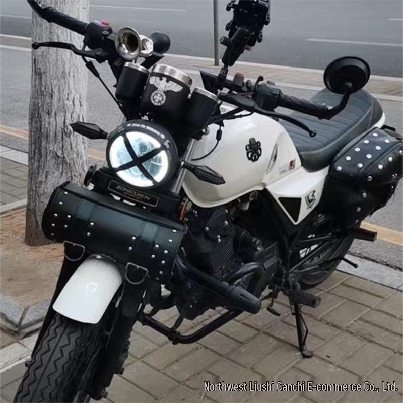 Jinjila 300 Ретро Мотоциклетная Кожаная Боковая Сумка для Инструментов