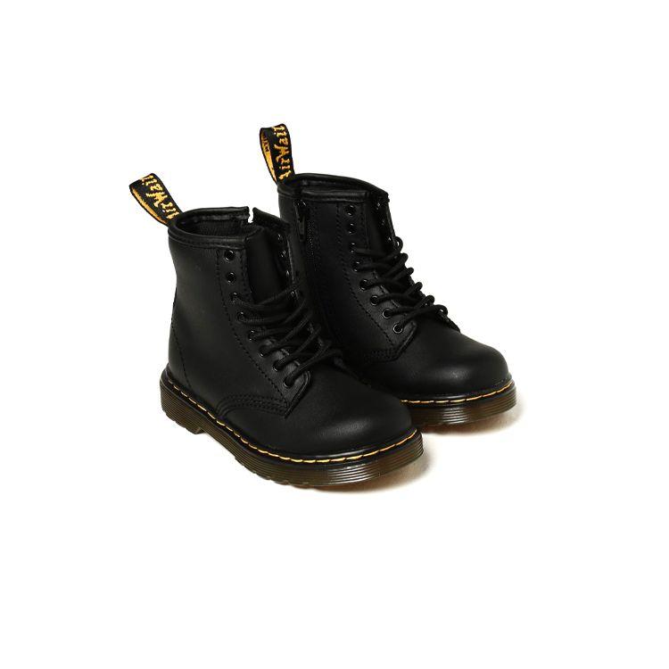 Dr. Martens Простые Удобные Полусапоги Повседневные Детские ботинки Черные 15373001