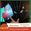 Светящаяся мигающая маска Человека-паука Венома для взрослых и детей