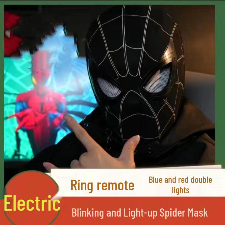 Светящаяся мигающая маска Человека-паука Венома для взрослых и детей