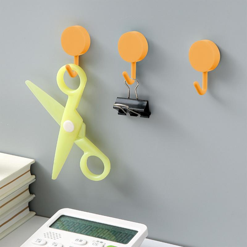 5 шт. Крючки Прочные Самоклеящиеся Настенные Подвесные Крючки Кухонные Креативные Милые Крючки Без следов Без пробивания Отверстий Дверные Крючки для Хранения в Ванной Комнате
